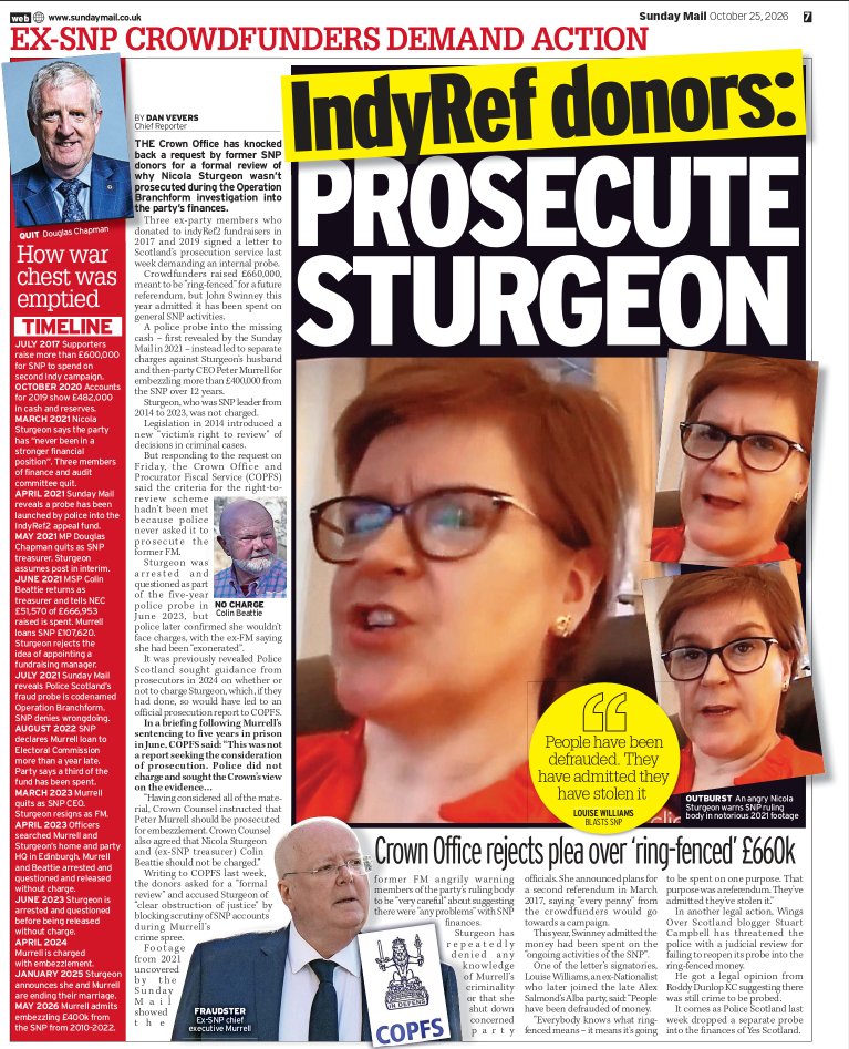 AgentP22's tweet photo. The SNP can produce endless speeches about independence. 

A straightforward explanation of its referendum donations appears to be too difficult for them.

What happened to the money @JohnSwinney? https://t.co/r0zxnDmmkV