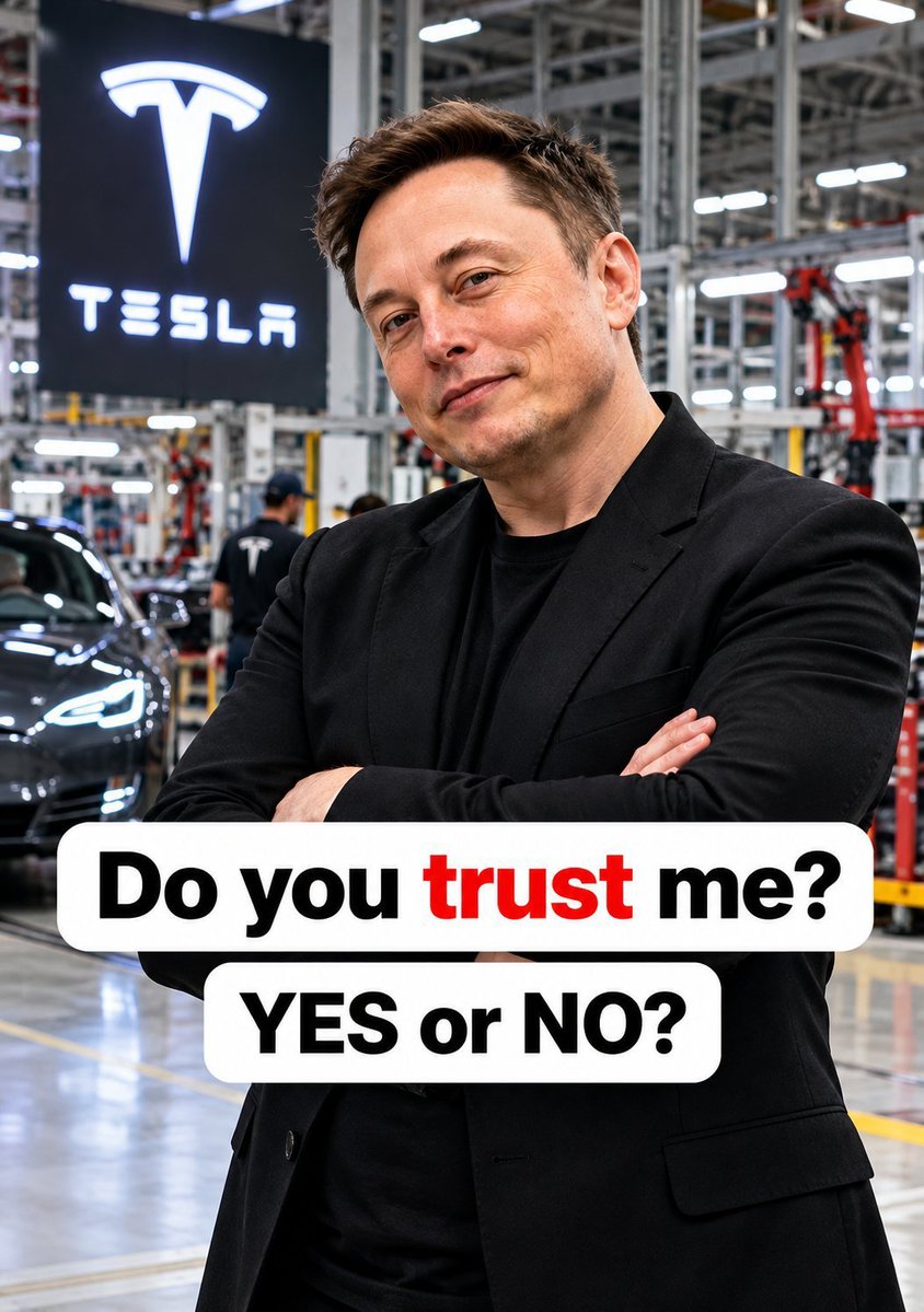 VisionUSMedia's tweet photo. 🚗⚡ Do you trust Elon Musk to lead Tesla into the future?

🟢 Yes 👍 
🔴 No 👎 https://t.co/Z197GyakYg