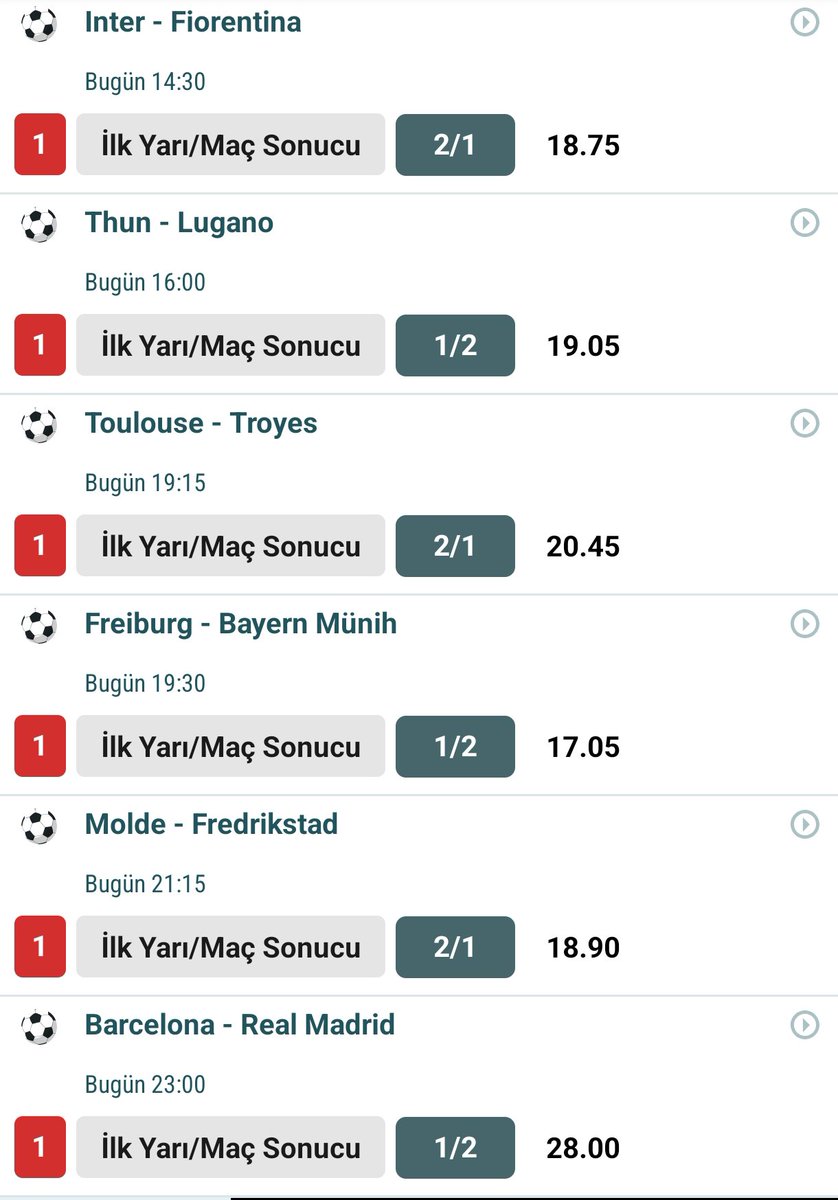 BetManagement1's tweet photo. Sistem 2.3.4 molde ve madrid çift taraflı https://t.co/3VhQPBGDZB