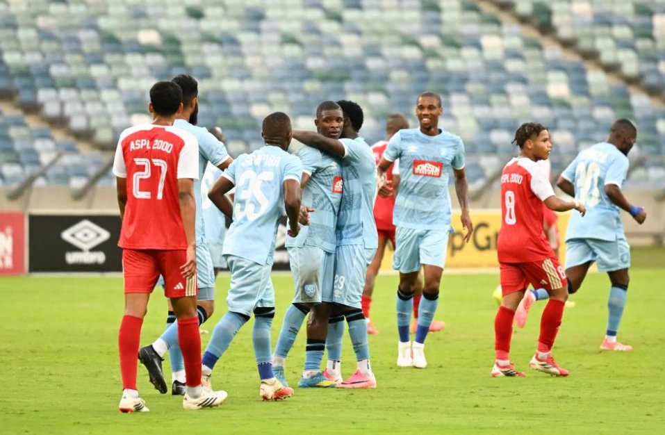 iDiskiTimes's tweet photo. 𝗜𝗡𝗧𝗢 𝗚𝗥𝗢𝗨𝗣 𝗦𝗧𝗔𝗚𝗘𝗦➡️

Durban City sealed progress into the CAF Confederation Cup group stages after a commanding 3-0 win at AS Port-Louis 2000 for a 6-1 aggregate victory on Sunday afternoon. 

#CAFCC 

https://t.co/833ihZdKsX https://t.co/X4nyLCXqNB