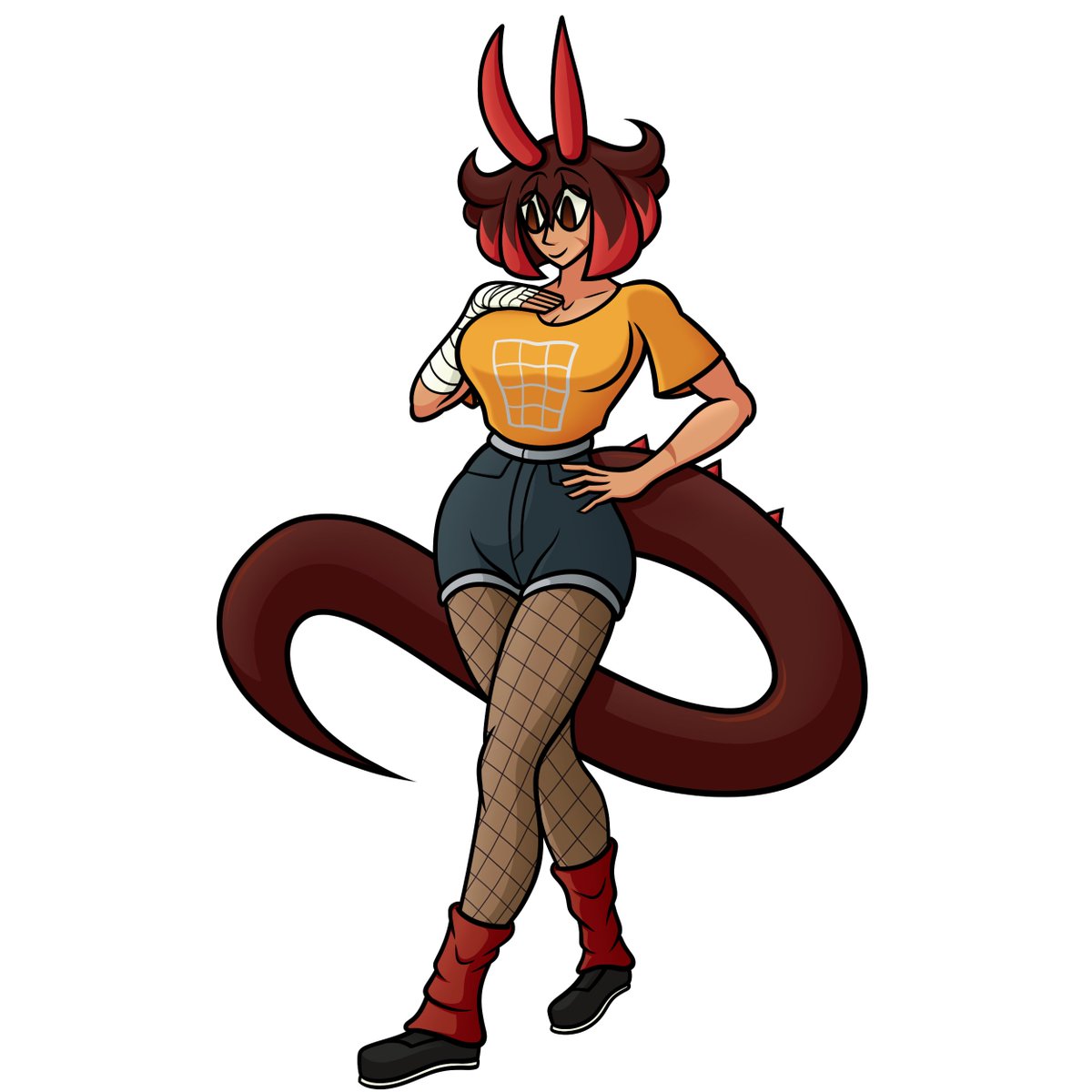 Sacha19Ash's tweet photo. repost of the fan art for @bug_boye 🦕🧡
30/09/2025 https://t.co/m7JNOUFkb1