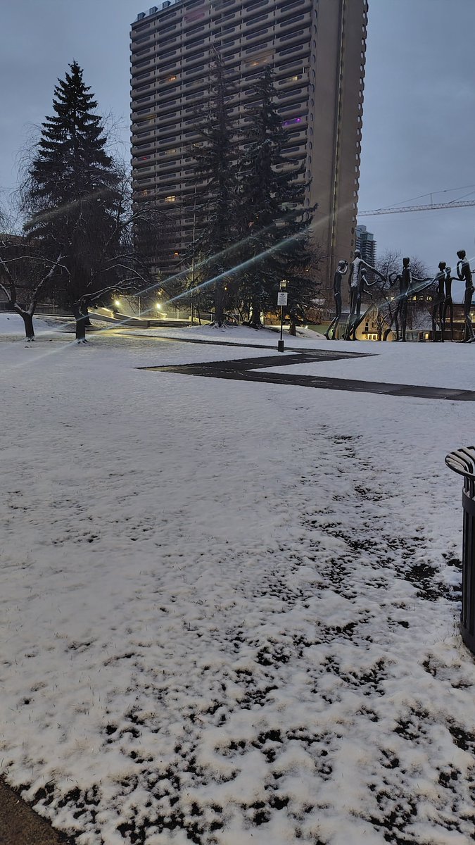 YMPyoso's tweet photo. カナダ・Day 2
一夜明けると、うっすら雪化粧⛄️⛄️ https://t.co/LwF4UIPpVE