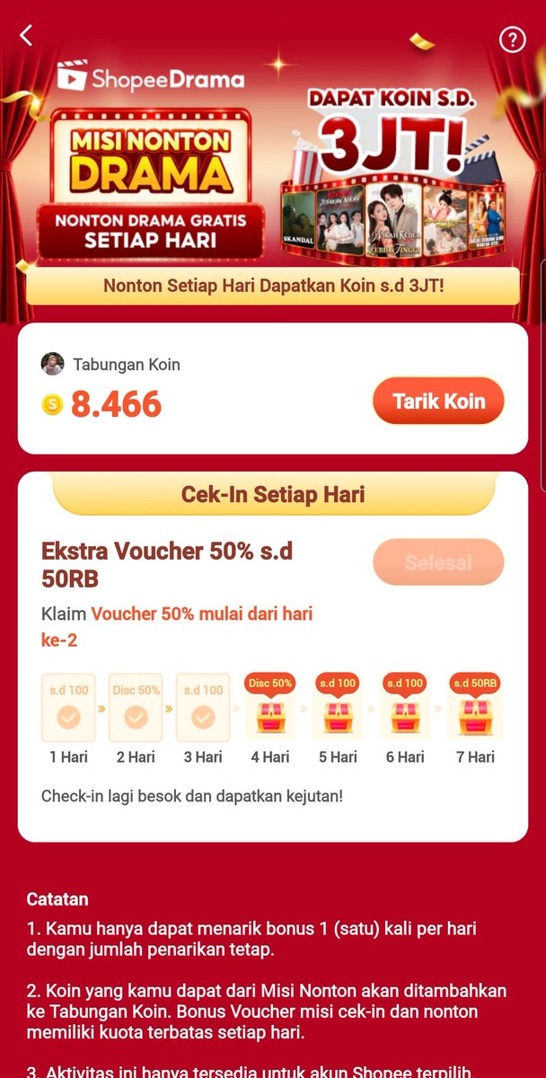 YasellaKim's tweet photo. Suka banget ngumpulin koin di shopee, lumayan banget buat potongan belanja. Pokoknya kumpulin terus sampe banyak. Eh sekarang kalau nonton drama di shopee juga bisa dapet koin jadi makin semangat 😂

https://t.co/FXLwCx5eE1

#dracin #affiliate #koinshopee https://t.co/ZyGJdCL0MJ