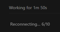 whtmst's tweet photo. Decided to try out ZCode to see if it’s actually worth using. Honestly, it’s practically impossible to work with. Almost every single action by the AI agent triggers a "Reconnecting" loop that either barely recovers or just ends in an error. Super frustrating experience. #ZCode https://t.co/oKp8c8Svji