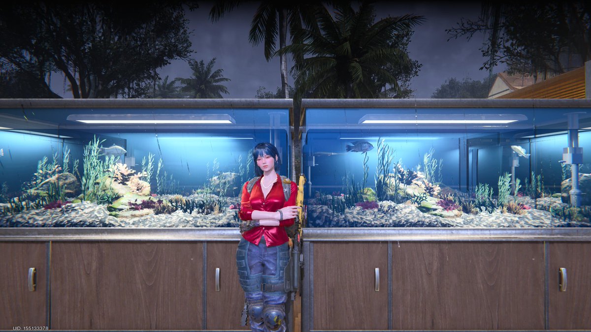 SchaFelRep's tweet photo. One thing for sure, I need more fishes for these aquariums. 
#PS5share #PSshare #OnceHuman #Photomode #VirtualPhotography https://t.co/iaJTL9idmz