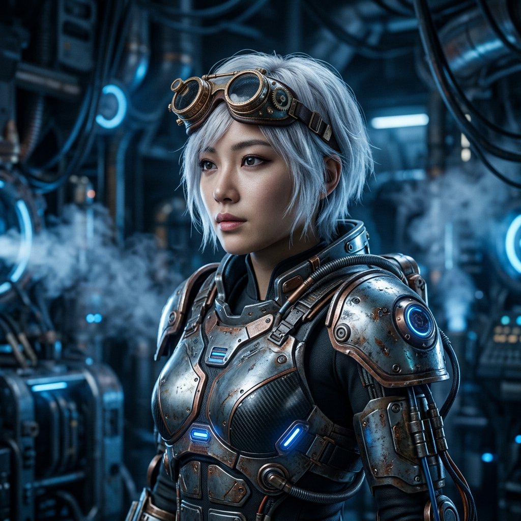 bigj_ai's tweet photo. Not tired. Just running in power-saving mode. #Cyberpunk #Steampunk https://t.co/deRCW4W4gt