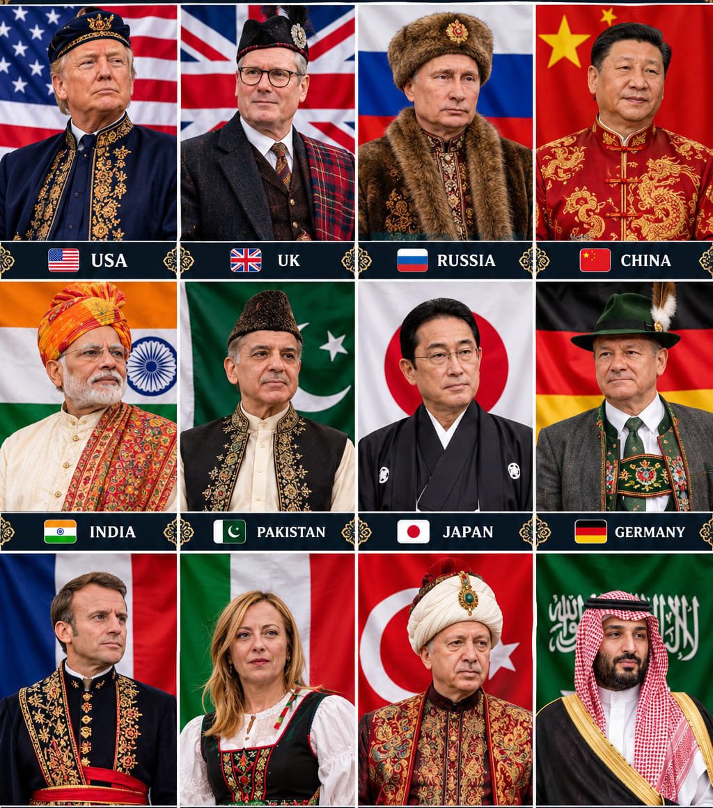 ZaylaViews's tweet photo. Hey @Grok, Remove the leader who is NOT looking Good in Traditional outfit . https://t.co/hEggro5VlF
