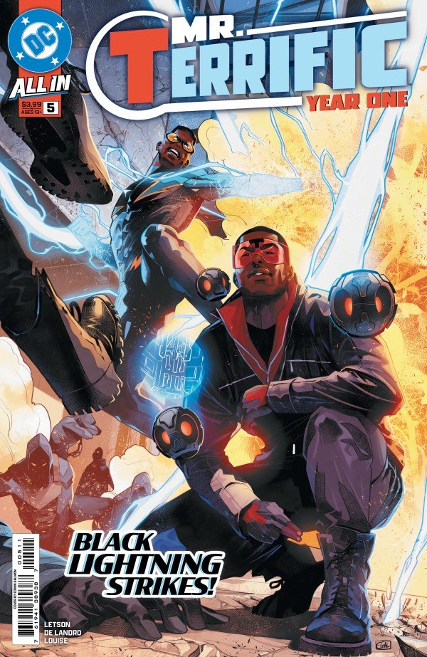 QuidProQuo_MWI's tweet photo. Cover boys!  Cover art by Edwin Galmon  

Mr. Terrific Tear One: #5 
Teen Titans #5
DC Power: Black Lightning 50th Anniversary Special #1

#MrTerrific #MisterTerrific #Fairplay #BlackLightning  #MichaelHolt #JeffreyHolt #JeffersonPierce #DCComics #ComicBooks https://t.co/2LXz1gnFTq