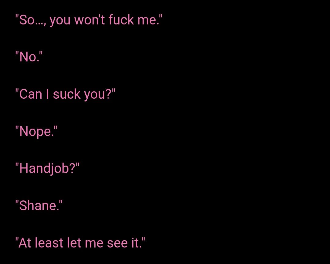 shaneunrivaled's tweet photo. pervert shane you are so dear to me https://t.co/6c68zRWQp2