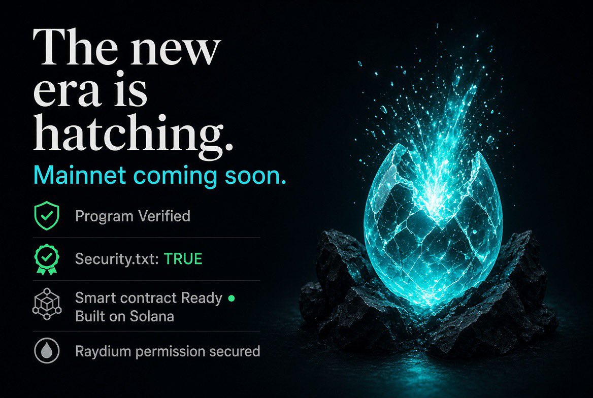 Ovusdotfun's tweet photo. Mainnet Coming 🔜 

Program Id : DCcHikMZLtykhHRToKGSTYTeyvogsYTkEhFKmHf2NQQr https://t.co/sQOiShGWhq