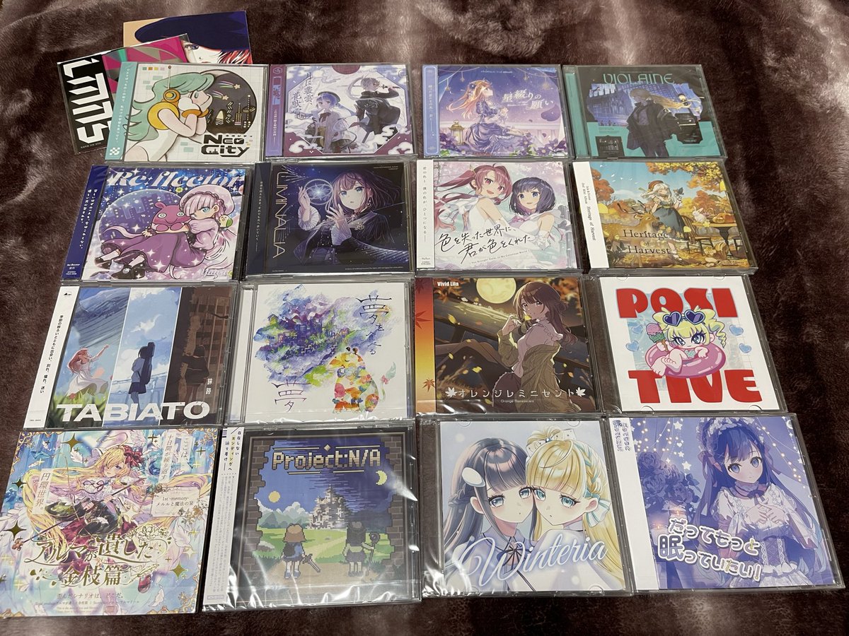 Anis589241's tweet photo. #M3秋2026
戦利品
3回目にもなると行く所決まってきた
今回初めて行ったのは、あいのさん、水瀬リカさん、おくみずきさん、やなぎなぎさん

なぎさんのヌコはぽいぬちゃんと飾るよ https://t.co/fiF3UIItZO