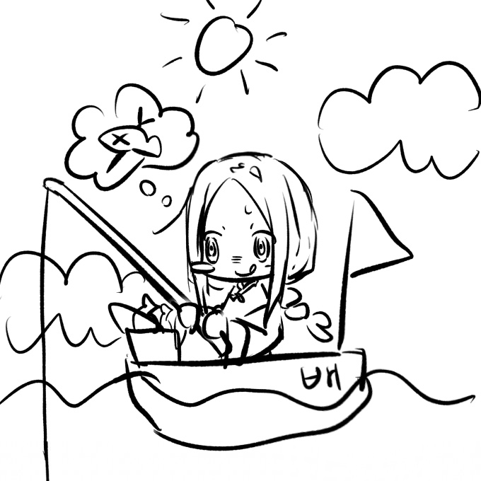 It_is_BuSU's tweet photo. 낚시꾼(돼지) https://t.co/zD7H8hNeSw