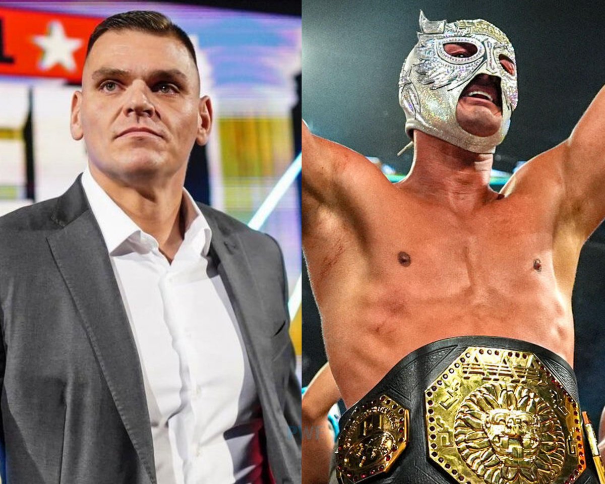 ProWFinesse's tweet photo. Give me this rivalry for the AAA Mega Title.

Gunther vs. El Grande Americano. https://t.co/smSyPIQvxU