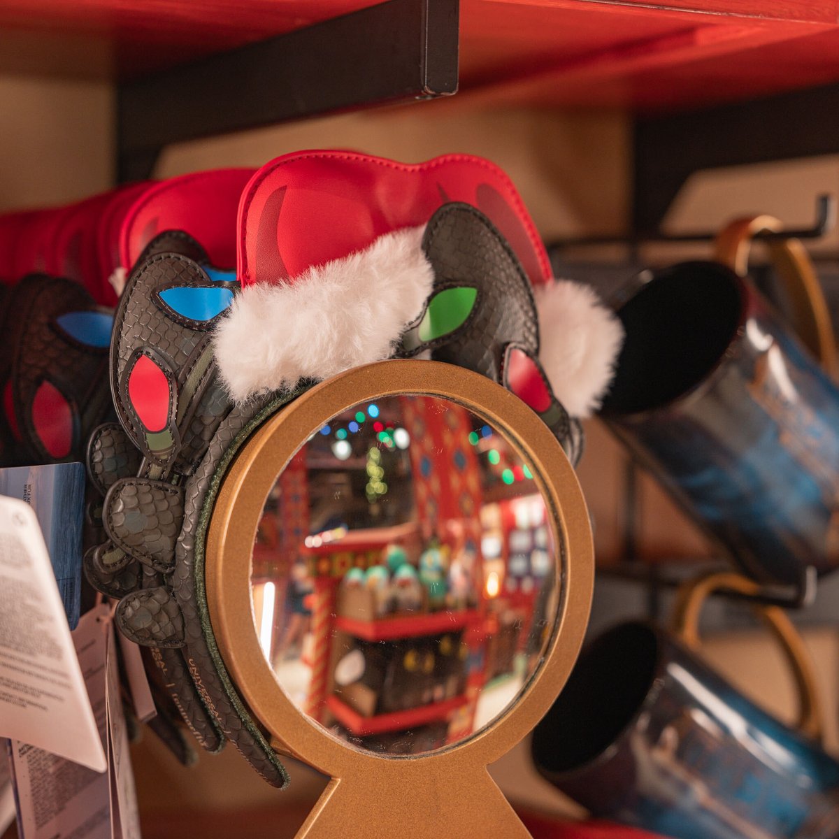OrlandoInformer's tweet photo. A little holiday cheer, Berk style. ❄️🐉 New How to Train Your Dragon merchandise is now available at Universal Epic Universe, including apparel, accessories, and ornaments! https://t.co/qr29Kd0zsC