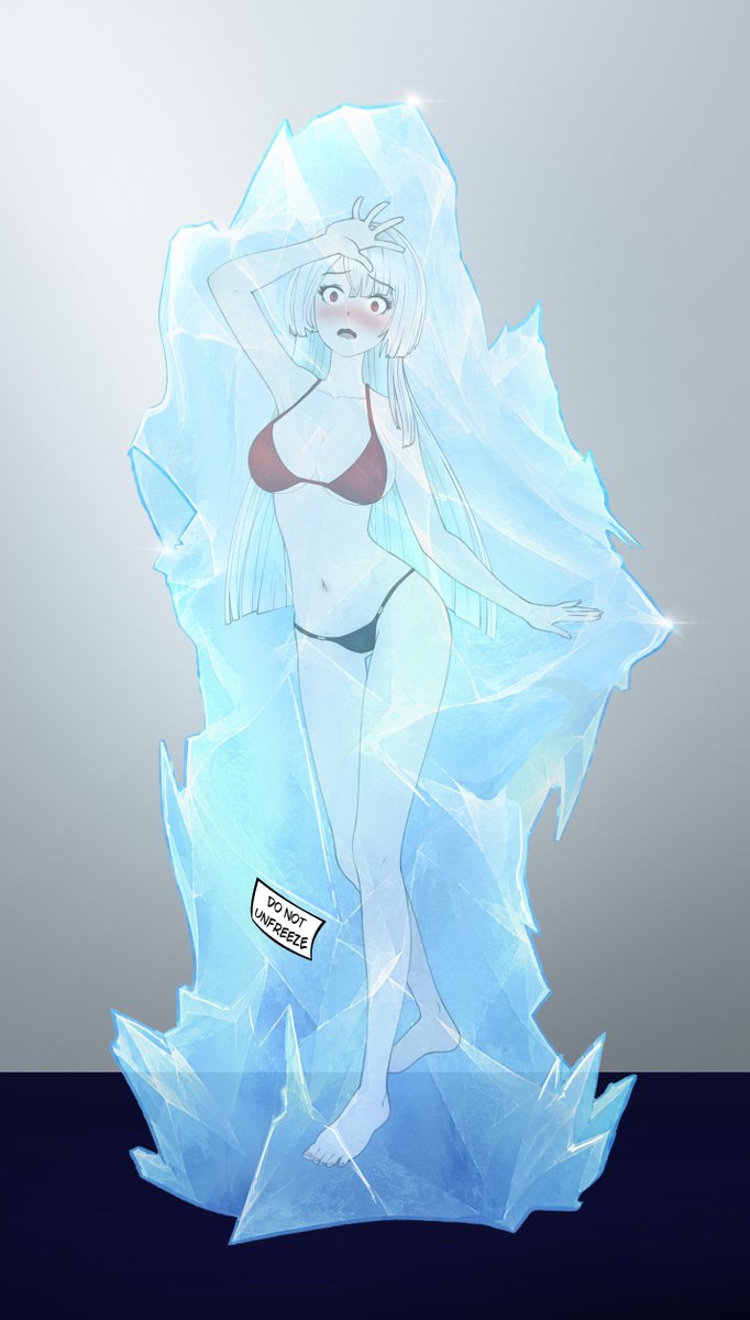 foreesaa's tweet photo. frozen~😵‍💫🩵❄️
#asfr #ice #freeze #frozen #氷漬け #凍結 #固め

please go support the artist! @SaikoKazel https://t.co/baukc7TMld