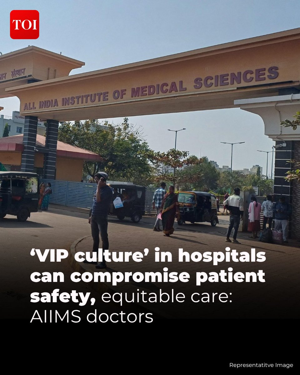 timesofindia's tweet photo. Pressure from influential patients can lead to unnecessary medical procedures and a longer recovery time for others. Surgical oncologists at AIIMS Delhi emphasize that this practice undermines equal treatment for all patients. Prolonged hospital stays for VIPs can also negatively impact hospital resources and staff morale.

More details 🔗 https://t.co/E2Sj1agq9G

Catch every update on the TOI App 👉 https://t.co/ogFaRsVinV

#AIIMSDelhi #VIPCulture #Healthcare #PatientCare #MedicalEthics #HospitalManagement #HealthcareSystem