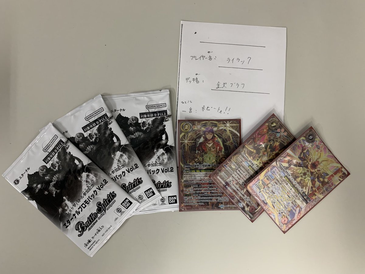 ブラフマーの大会結果画像