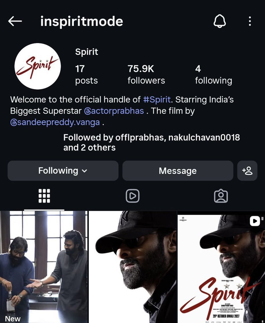 Spirit_Simba's tweet photo. Glimpse Effect 🔥
What were #Fauzi Followers Before Glimpse anyone knows??

Telisthe cheppandi... https://t.co/UeR5X2mSUO