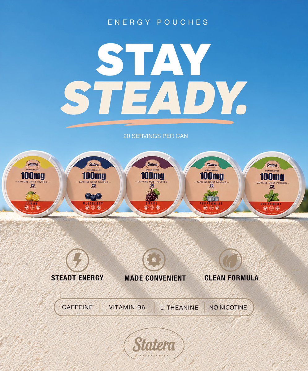 StateraPax's tweet photo. @imryanarya007 Statera caffeine pouches https://t.co/OYmQ85Ql82