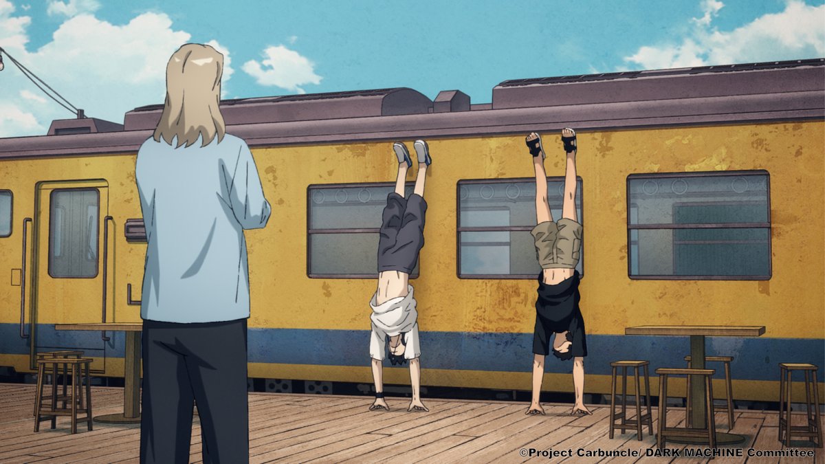 dark__machine's tweet photo. ＿＿＿＿＿＿＿＿＿＿＿＿＿＿＿＿＿＿

  『DARK MACHINE THE ANIMATION』
             #DARKMACHINE_anime

    第３話　あらすじ&先行カット公開！
＿＿＿＿＿＿＿＿＿＿＿＿＿＿＿＿＿＿

「グレートクラスター」との戦いの後、ブランがチームを離れてしまう。
彼女を取り戻そうと奔走するカイリとシン。
やがてルドラの提案で、ブランを巡る新たな試合が始まる――。

10月27日（火）25時45分より
フジテレビほかにて放送開始❕

⬇️詳細はこちら
https://t.co/wOjUM4ylQU

#ダークマシン