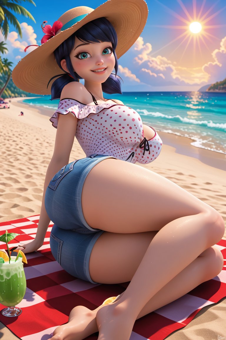 SGHT1369's tweet photo. More of Marinette at the beach??? Absolutely!🩷🩷
Would you also like me to post images of Juleka, Zoe, etc.???
#marinette #miraculous #ladybug #MARINETTEDUPAINCHENG #sfw #beauty https://t.co/Ep6uwU7I2m