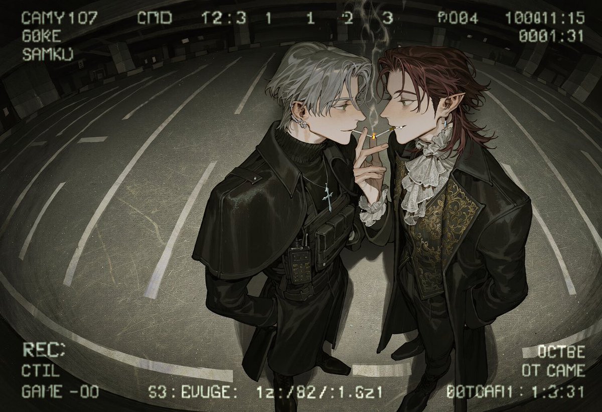 0207_kiritori's tweet photo. 【プロンプト配布】
地下駐車場の監視カメラ風

𖤐 背景プロンプトポーズ指定無しNai v5
𖤐 二次配布禁止。修正は自由にしてください。
𖤐 似たプロンプトがあれば連絡してください。 https://t.co/iGHdK5lqne