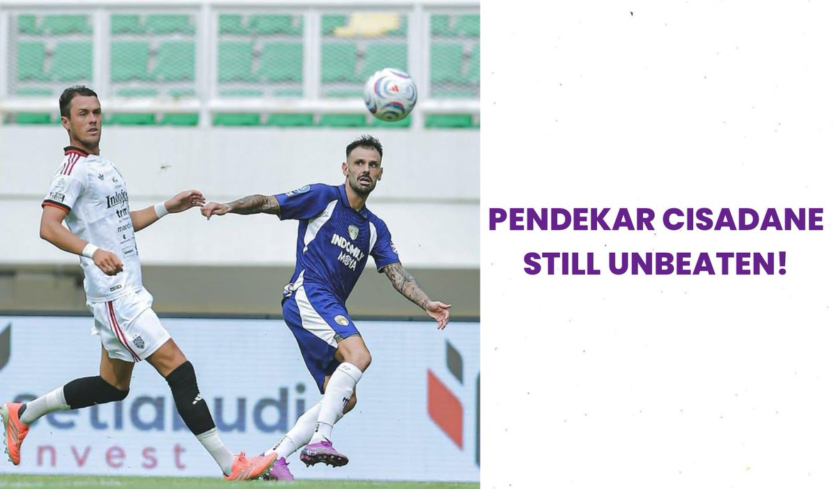 IndosFC's tweet photo. 🚨 WAKTU PENUH 🚨
🇮🇩ISL 2026/27 - P7 / P34 (25/10)
🕞 15.30 WIB

BERBAGI ANGKA DI KOTA SERANG! 🤝

📍 PERSITA 1-1 BALI UNITED
⚽ 90+5' Pablo Ganet
-
⚽ 29' Marko Dugandzic

📸 Ofisial https://t.co/wZL8IXKoRi