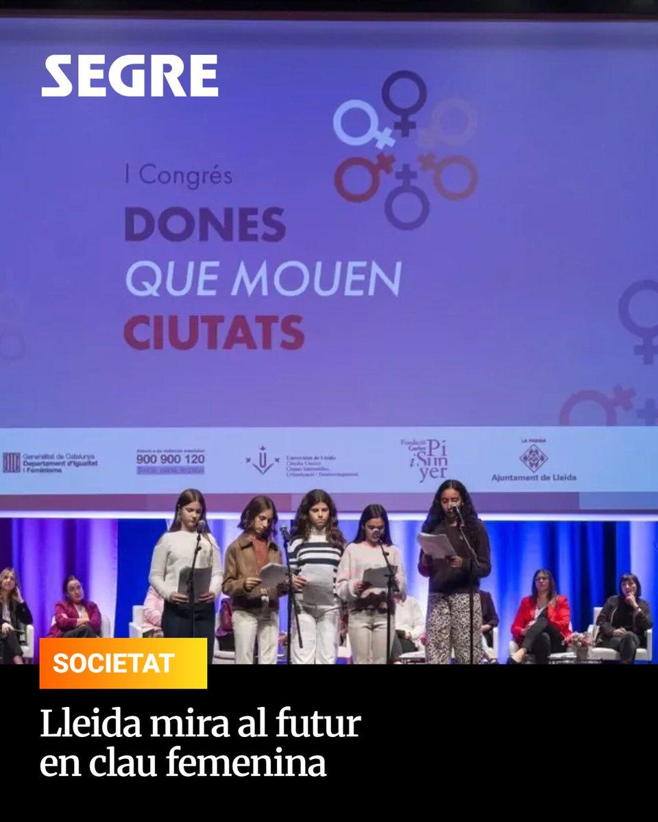 SEGREcom's tweet photo. Més de 800 persones i 3.200 propostes de dones lleidatanes: el congrés Dones que Mouen Ciutats tanca la primera edició amb idees per fer ciutats més igualitàries i donar visibilitat a 24 lleidatanes. 👉 https://t.co/ywFMaXm2Zq https://t.co/bHzx1REFoP