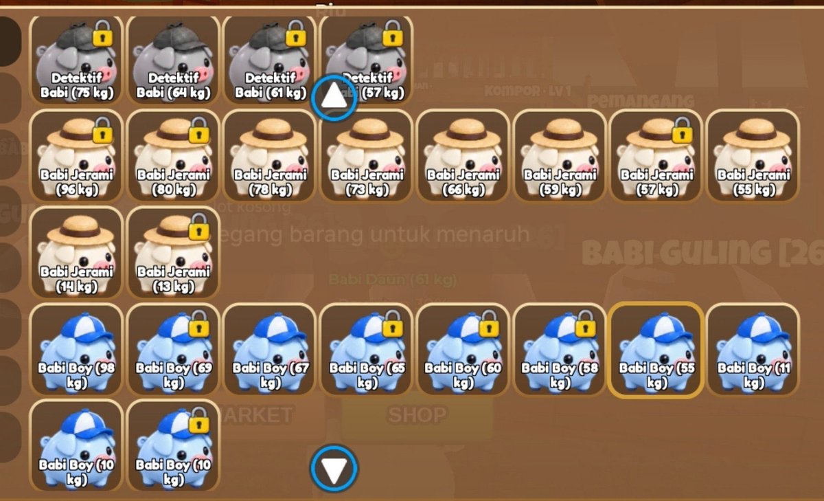 cicilant's tweet photo. Wts 

—Koin pasar hutan / pasar setan 1jt =10k | eceran 100kc = 1,5k idr 
—Bigul 1k = 18k 
—Babi penyihir, labu, king, pita,dll (harga bisa Dm)

#pasarsetan #pasarhutan https://t.co/RZ30EDJc0X