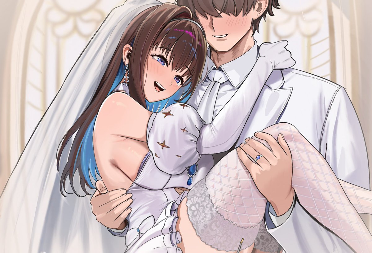 artceister's tweet photo. Marian. The happiest bride in the world. 
#NIKKE #NIKKEfanart https://t.co/F6yw9oR0gw