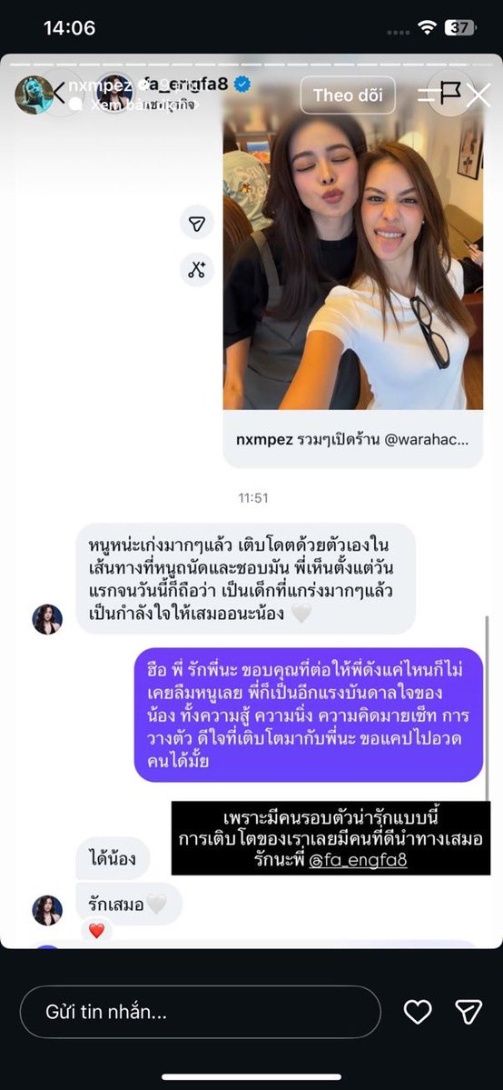 Tomsasa2's tweet photo. ฉันแพ้อีกแล้ว อ่านข้อความของน้ำเพชรแล้วน้ำตาซึมเลย พลังบวกที่ไม่ต้องพูดหรือแสดงออกอะไรมากมาย แต่อยู่ตรงนี้เสมอถ้าต้องการ รักจัง “อิงฟ้า วราหะ”  🤍
ENGFA ENDLESS CHARM25
#EngfaWaraha #อิงฟ้ามหาชน
#อิงฟ้าวราหะ @EWaraha https://t.co/iqo5JCwb0w