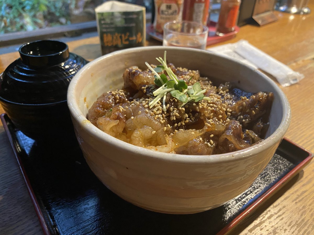 tsk_bm02's tweet photo. 奥飛騨平湯で温泉入ったりのんびりしてたら、上高地→松本の渋滞に巻き込まれましたが無事に帰宅🙌

何気なく食べたカルビ丼がとても美味しかった😋 https://t.co/Uuke4eASKk
