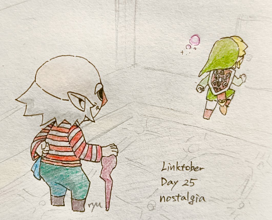 kuskdknyt12's tweet photo. Day25.nostalgia
 #Linktober  #Linktober2026 https://t.co/iHoOWt2lun