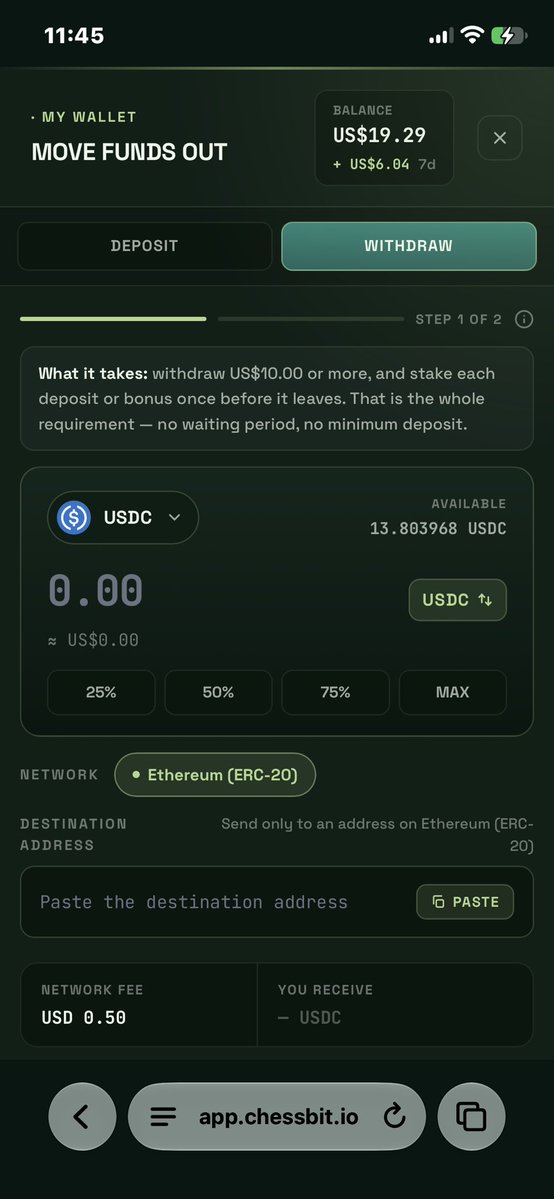MosesJaytn's tweet photo. Thank you for your swift response and solution 💚🤝 @ChessBit_io https://t.co/5W4LauEjZy