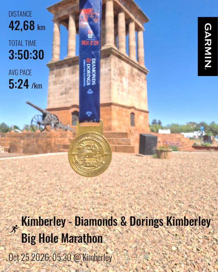 Kulani_Kulls's tweet photo. We ran our FIRST EVER FULL MARATHON today, and what an awesome experience! Probably could have done a bit better BUT THE KIMBERLEY HEAT!!!?
The Diamond and Dorings Kimberley BigHole Marathon
#MarathonDebut
#MarathonRunner
#Marathon
#FitnessMotivation
#DNDKBM
#Kimberley https://t.co/reYqPrID2d