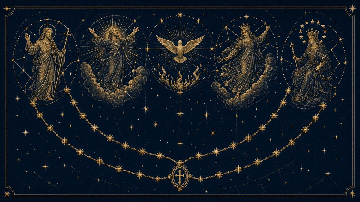 RosaryFreak's tweet photo. Sunday Glorious Mysteries: the angel on the stone, His hands raised in blessing, three thousand baptized, Mary's empty tomb, the saints honoring their Queen. Lift your mind to heaven. Through Christ our Lord. Amen. 📿 #Rosary #GloriousMysteries https://t.co/JAcUTh2SV7