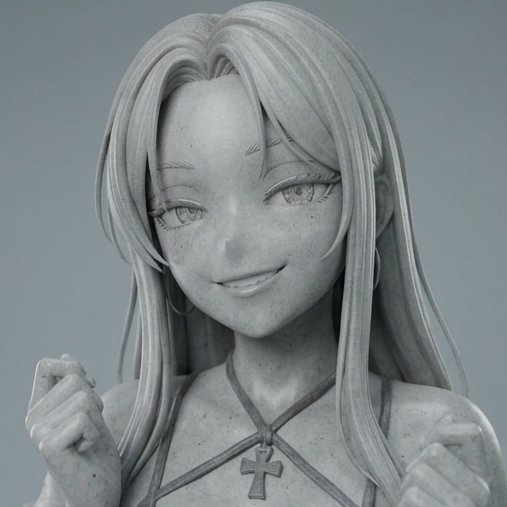 ASFR_SekikaChan's tweet photo. 石化ビーム！ 
マルフォイ！私だって魔法使えるわ　石化魔法！
これで可愛い石像になったね♡

#石化 #固め #ASFR #女体化マルフォイ https://t.co/68gzLuL6ry
