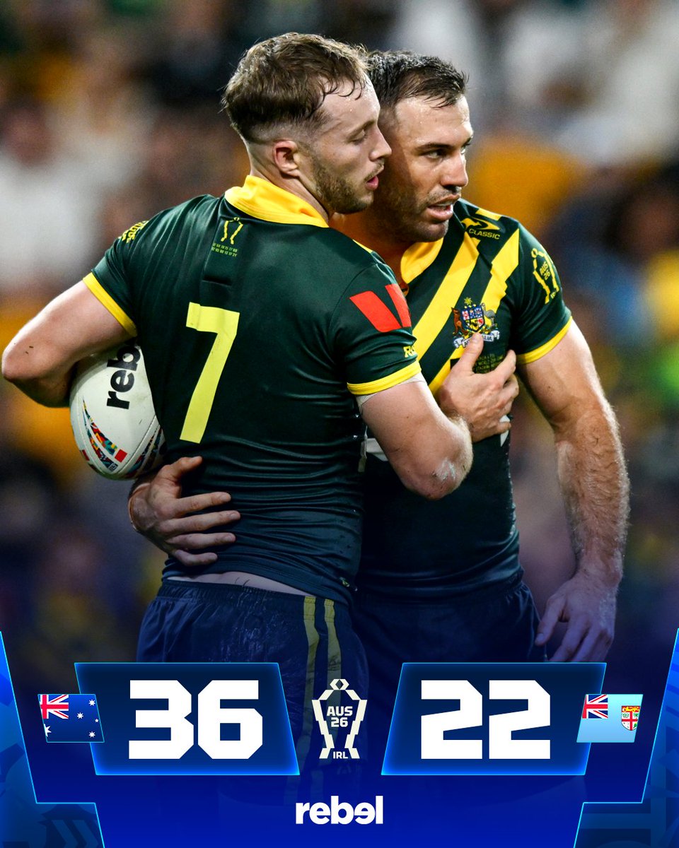 rugbyleaguewcup's tweet photo. HELD ON 🇦🇺

#RLWC26 https://t.co/qZ3nvuXkEw