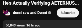 Frix_by's tweet photo. Denni has more views on a reaction video than bacon himself💔 https://t.co/tEcnGQocSJ