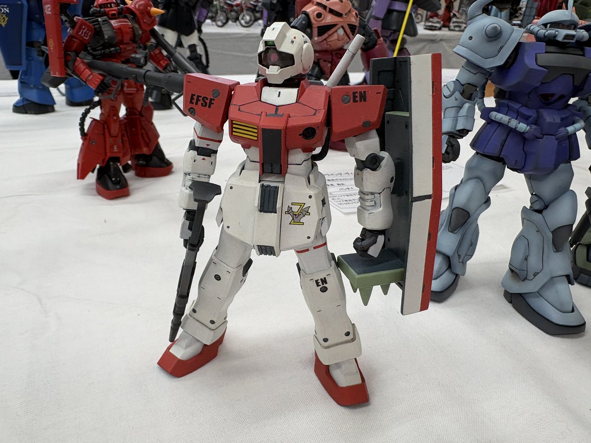 Barthasar's tweet photo. 昨日と今日
所属する模型クラブの展示会に参加して来ました
今回のテーマはロボット

今年私は旧作だけの展示でしたが
楽しい2日間を過ごす事が出来ました

沈みそうな気持ちが楽になりました

好きなことに助けられました

模型はやっぱり楽しいです！

自分の作品撮ってなかったw https://t.co/rd80J8zpBS