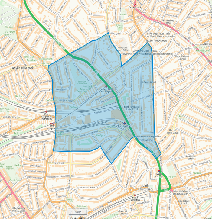 metpoliceuk's tweet photo. Section 158 of the Crime and Policing Act 2026 has been authorised for today’s events in the area as designated by the map below. 

Police can require removal of a face covering if they reasonably believe that the person is wearing it wholly or mainly for the purpose of concealing identity. The face covering can also be seized.