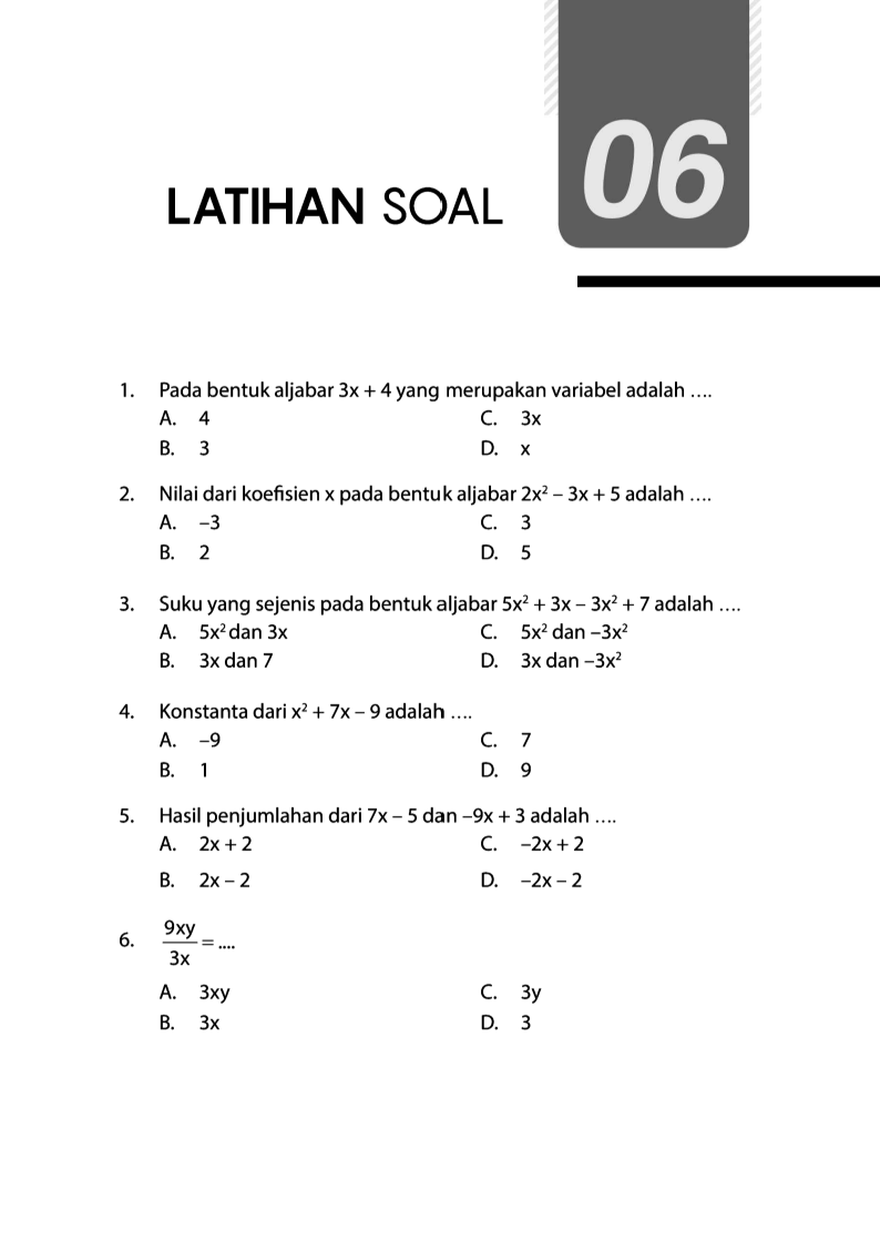 nalibelajar's tweet photo. Kumpulan Bank Soal TKA &amp; SNBT MTK

📂 Aritmetika Sosial
https://t.co/UUnLaFBPMX
📂 Aljabar
https://t.co/2WomBGvWVu
📂 Operasi Aljabar
https://t.co/8UYHR6iVHr
📂 Himpunan
https://t.co/DlCRnWJNsn

lanjut di reply 👇 https://t.co/34c0QsCQ7V