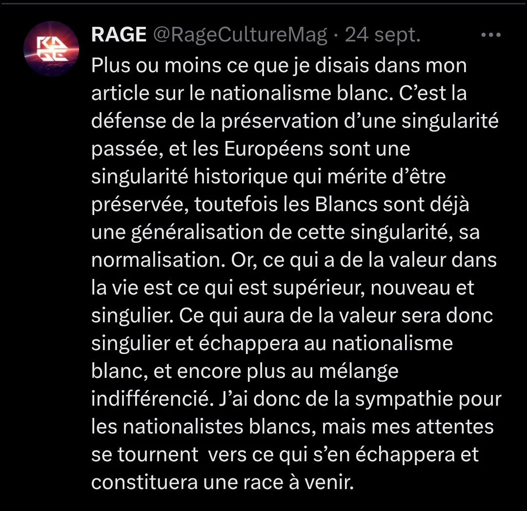 RAGE on X: 