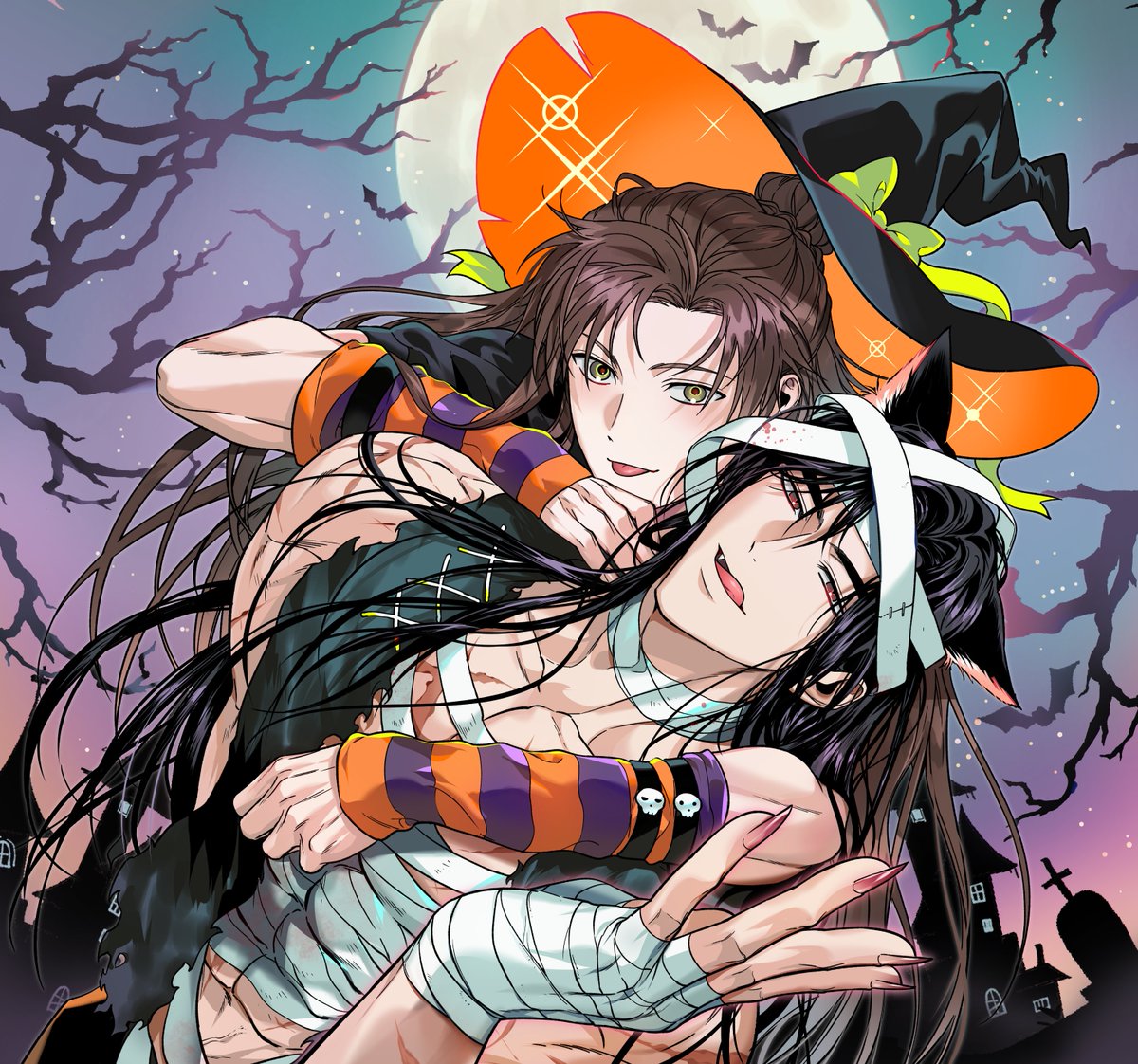 0_hkmi's tweet photo. #Happyhalloween2026
<망종> <악우> 리디북스 할로윈 표지 이벤트 중입니다!🎃

🧟💀 https://t.co/8FRByVOvrh
 🐺🧙https://t.co/3b7IuzlzkG https://t.co/IY2hdVrdax