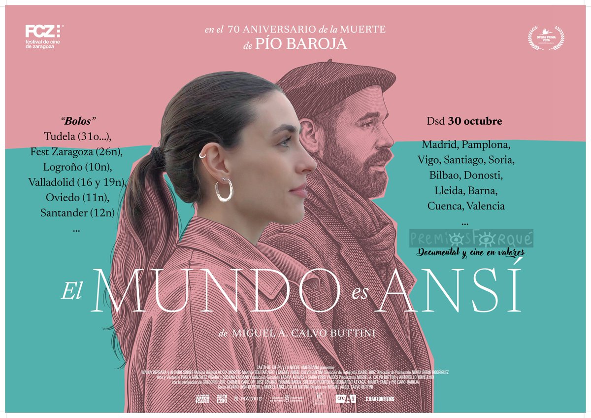 buttibuttibutti's tweet photo. #ElmundoesANSÍ, salas a partir 30 octubre, también candidata @PremiosForque , #MJSolano #BAtxaga #SoledadPuértolas #MartaSanz @GregorioLuri @piocarobaroja #RamónBarea #CarmenCaro #AlvaroSubies #NahiaBergasa https://t.co/SBKJXhKowc
