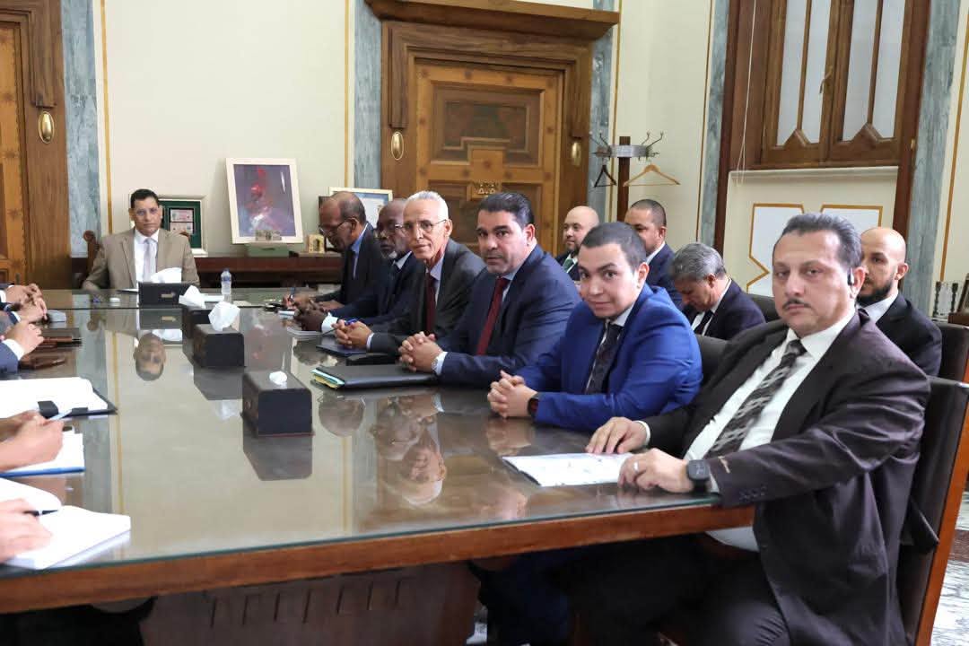 TheLibyaUpdate's tweet photo. The Governor of the Central Bank of Libya, Dr. Fawzi Abu Khuzam, held his first meeting with the Central Bank's department directors at his office this Sunday morning.

The #Libya Update https://t.co/aOmVlVXoMz