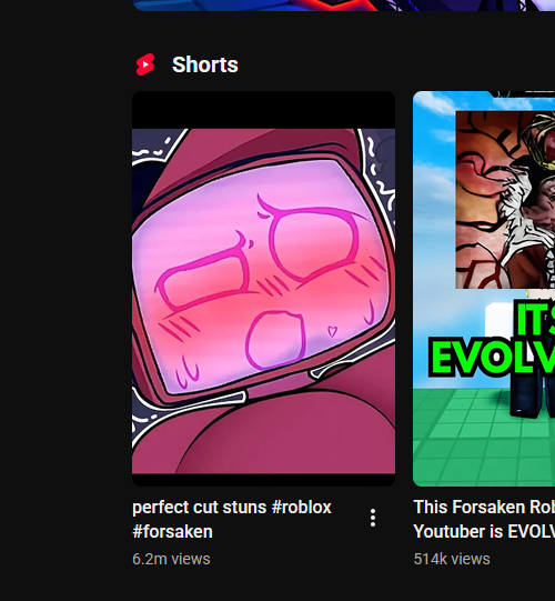 MadBeacon's tweet photo. dude i hate the forsaken shorts that have clearly cropped porn as the thumbnail

can any forsaken moderation see if they can take moderation action against this type of content creation thru banning?

seemed fucked for stuff like these to be exposed to kids. https://t.co/LLAmfDtplO