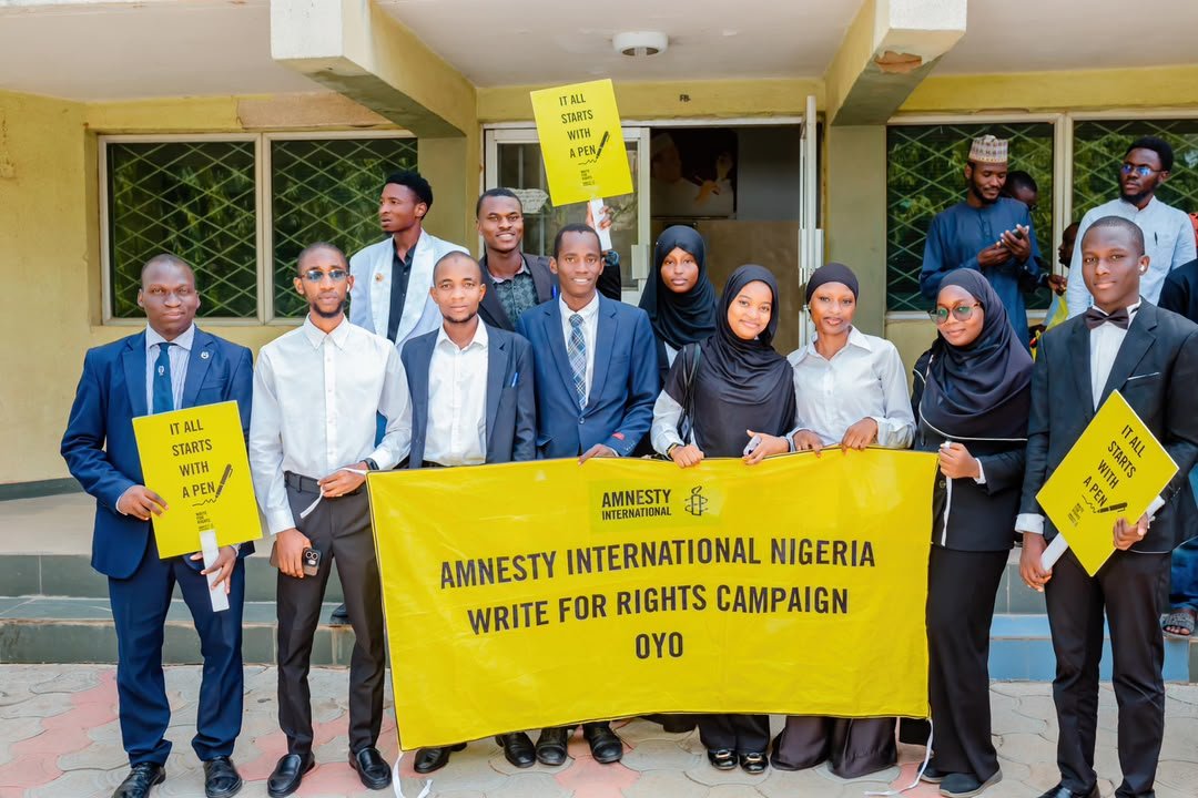 agarijr10's tweet photo. We proudly represented the @buklawclinic at the 2026 Amnesty International Write For Rights Campaign, where we joined the global call for the immediate and unconditional release of Marwa Arafa by the Egyptian authorities, which was held on the 22nd of October, 2026 in Kano State. https://t.co/TXIk0hiAwi