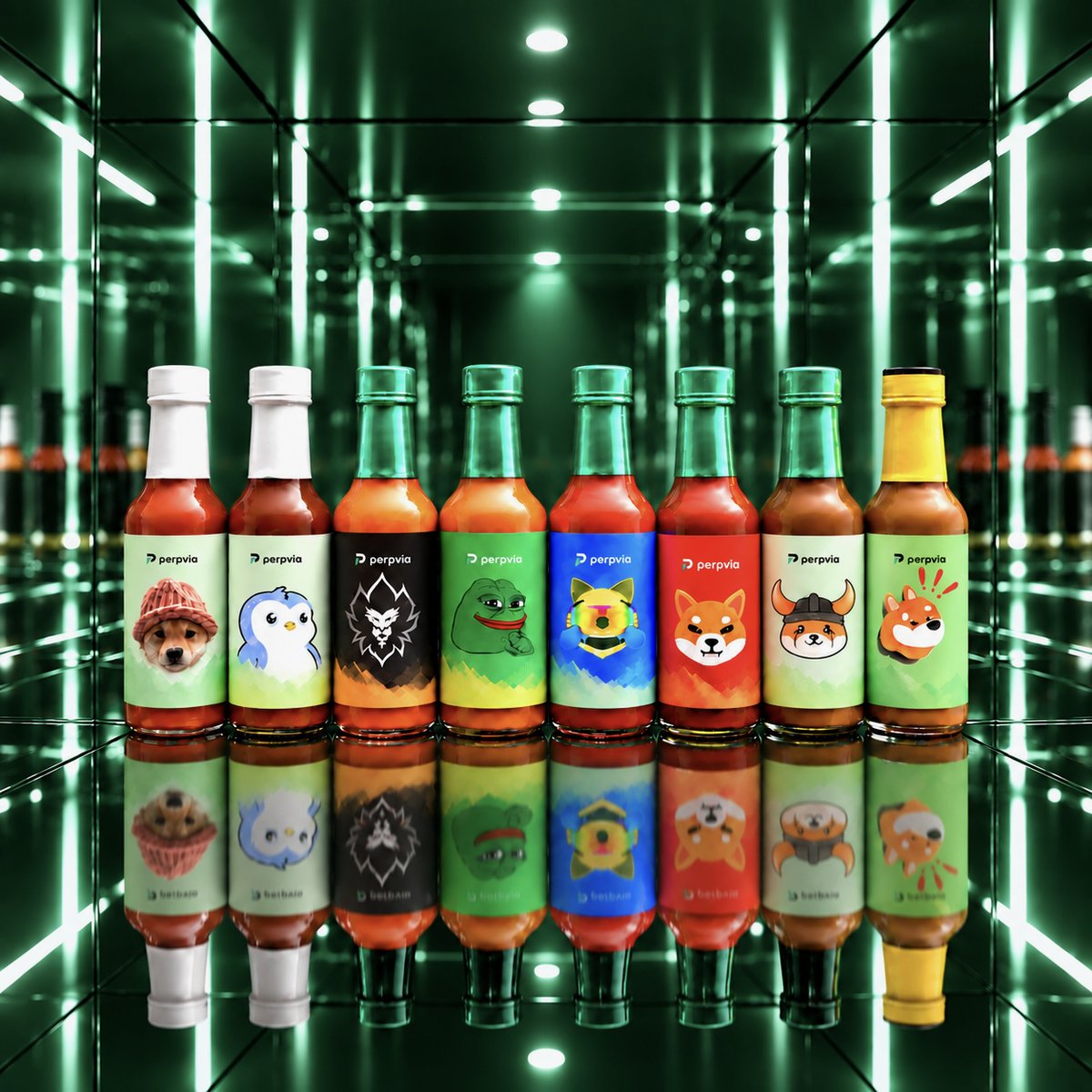 PerpVia's tweet photo. When the market gets spicy, we made the sauce to match. https://t.co/aEMdCKar2z