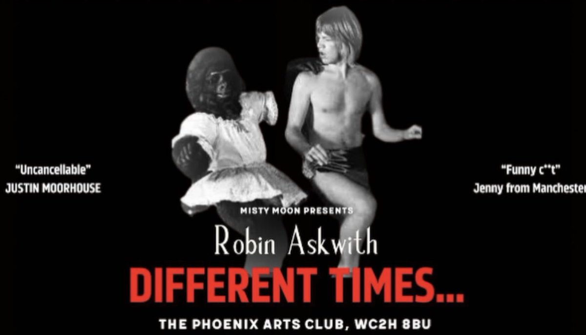 Robin_Askwith's tweet photo. Monday
16th November.
830 sharp
5 seats left
And I need 2 !
Book https://t.co/ZgaQt4uMJb https://t.co/WSQouzNt29